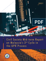 Civil Society Mid-term Report on Malaysia's 3rd Cycle in the UPR Process