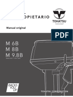 Manual Propietario Tohatsu m8b