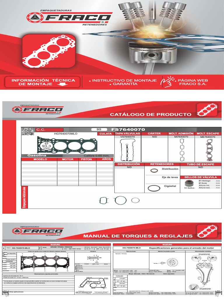HG7640070MLO | PDF | Partes de vehículo | Máquinas rotativas