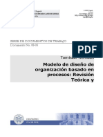 Modelo de diseño de organización basado en procesos