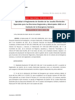 Reglamento de Gestión de Los Jurados Electorales