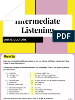 BISMILLAH MEILU - Intermediate Listening Unit 6 Culture