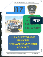 2 - Plan Patrullaje Municipal 2017