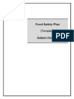 SITXFSA004 (Food Safety Plan) 1 (Edited)