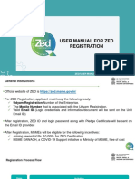 User Manual For ZED Registration 20.04.2022 2022