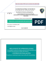 Selección y entrenamiento de jueces para análisis descriptivo