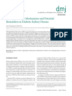 Pathophysiologic Mechanisms and Potential Biomarkers in Diabetic Kidney Disease