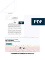 Error:: Upload 5 Documents To Download