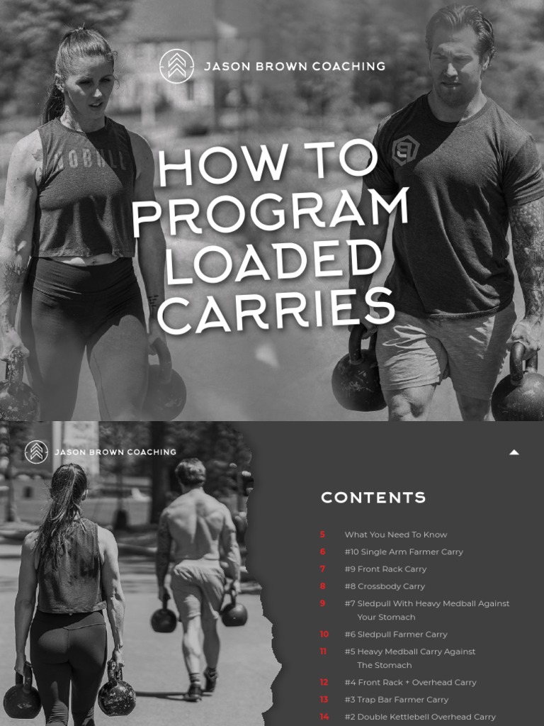Loaded Carry Training Techniques | PDF | Kettlebell