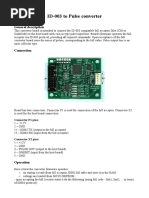 ID-003 To Pulse Converter: General Description