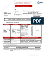 SESIÓN DE APRENDIZAJE 3