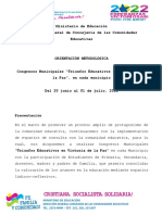 Orientaciones Metodológicas-Congreso Municipales