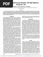 Srai2O4:Eu2Td/: A New Long Phosphorescent Phosphor With High Brightness