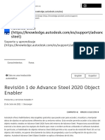 Revisión 1 de Advance Steel 2020 Object Enabler - Advance Steel 2020