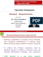 Demand Responsiveness: 203-Operation Management