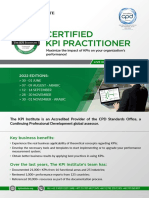 Certified Kpi Practitioner: 2022 EDITIONS