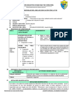 Unidad 4 de Aprendizaje Del Área de Educación Física 6°