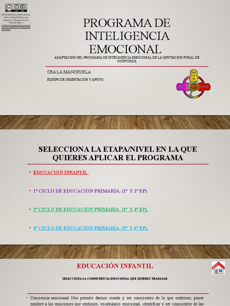 Programa Inteligencia Emocional | PDF | Las emociones | Bienestar