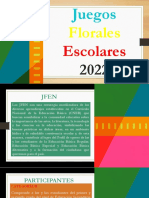 Juegos Florales Escolares 2022 - COMUNIC