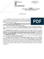 Anunt Programare Evaluare Psihologica Agenti de Politie Incadrare Directa PTR Posturile de Ofiteri IPJ TULCEA 2022