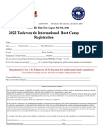 Registration - Tkdi Boot Camp 2022