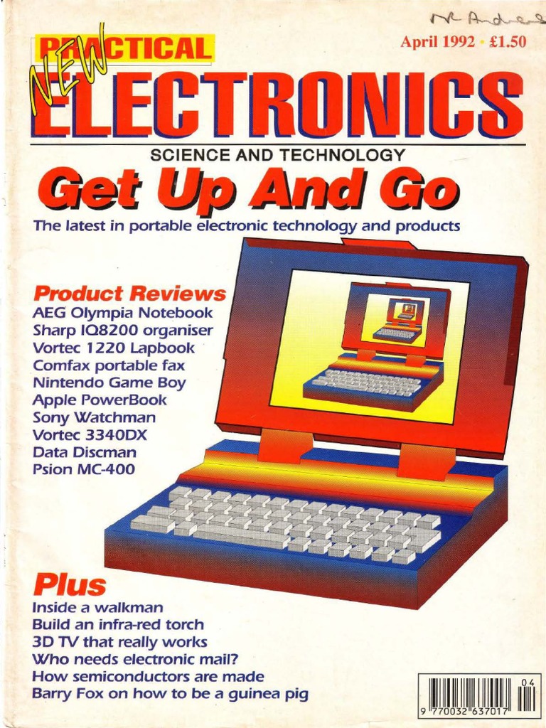 Practical Electronics 1992 04 | PDF | Video | Microprocessor