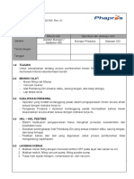 Pembersihan Mesin Filling Vial