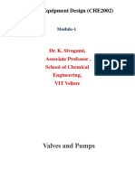 Process Equipment Design (CHE2002) : Dr. K. Sivagami, Associate Professor, School of Chemical Engineering, VIT Vellore