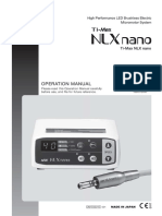 Nsk-107 Manual de Usuario Sist. Portatil de Micromotor NLX Nano Y1001361