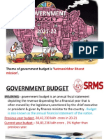 Government: Theme of Government Budget Is '