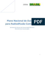 Plano Nacional de Outorgas Radiodifusao Comunitaria 2011
