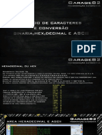 2.1 hexadecimais e ASCII