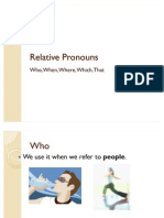 Relative Pronouns Repaso