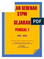 Soalan Sebenar STPM: Sejarah