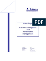 White Paper Business Intelligence and Performance Management Version