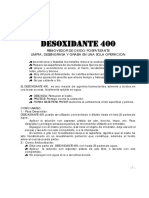 Desoxidante 400 PDF