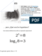 04.04 Funciones Logarítmicas - Logaritmos