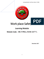 PHA-Learning Module - Work Place Safety II