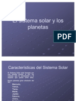 El Sistema Solar y Los Planetas