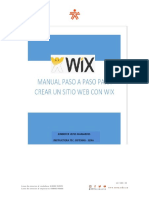 Manual Para Crear Un Sitio Web Con Wix