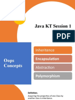 Java KT Session 1