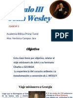 Modulo Iii, J. Wesley 2° Clase