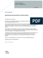 Bewerbungsmuster Vorlage Minijob PDF