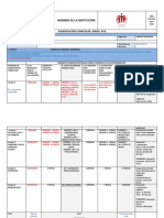 Planificación Anual Ciencias Naturales