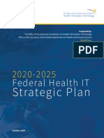 Federal Health IT Strategic Plan - 2020 - 2025