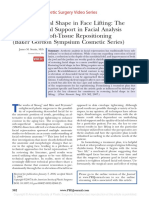 Restoring Facial Shape in Face Lifting The Role of Skeletal Support in Facial Analysis and Midface Soft Tissue Repositioning