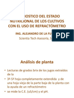 Diagnostico Del Estado Nutricional de Los Cultivos Con Refractrometro