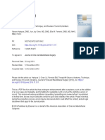 Thread Lift Sutures Anatomy Technique and Review of Current Literature 2020