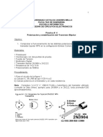 Practica 4 - Caracteristicas de Los Transistores