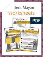 Sample Ancient Mayan Worksheets
